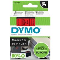 Nastro Dymo 40917 (S0720720) - Nero su rosso (9 mm)