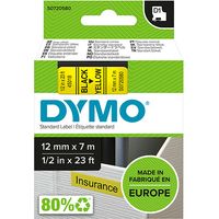Nastro Dymo 45018 (S0720580) - Nero su giallo (12 mm)