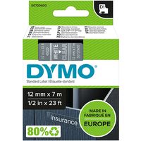 Nastro Dymo 45020 (S0720600) - Bianco su trasparente (12 mm)