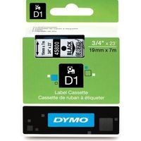 Nastro Dymo 45800 (S0720820) - Nero su trasparente (19 mm)