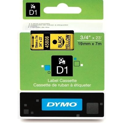 Nastro Dymo 45808 (S0720880) - Nero su giallo (19 mm)