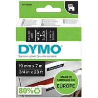 Nastro Dymo 45811 (S0720910) - Bianco su nero (19 mm)