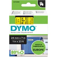 Nastro Dymo 53718 (S0720980) - Nero su giallo (24 mm x 24 mm)