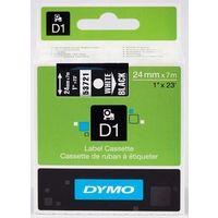 Nastro Dymo 53721 (S0721010) - Bianco su nero (24 mm x 24 mm)