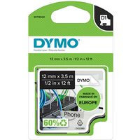 Nastro Dymo 16957 (S0718040) - Nero su bianco (12 mm)