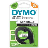 Nastro Dymo 91200 (S0721510) - Nero su bianco (12 mm)