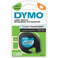 Nastro Dymo 12267 (S0721530) - Nero su trasparente (12 mm)