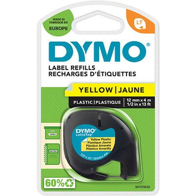 Nastro Dymo 91202 (S0721620) - Nero su giallo (12 mm)