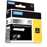 Nastro Dymo 18487 (S0718200) - Nero su metallico (19 mm)
