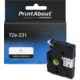 Nastro compatibile Brother TZe-231 - Nero su bianco (12 mm)