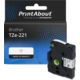 Nastro compatibile Brother TZe-221 - Nero su bianco (9 mm)