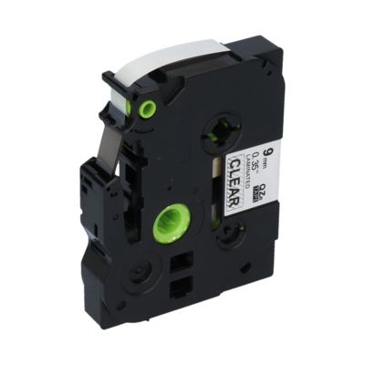 Nastro compatibile Brother TZe-121 - Nero su trasparente (9 mm)