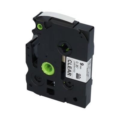Nastro compatibile Brother TZe-121 - Nero su trasparente (9 mm)