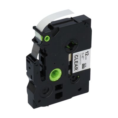 Nastro compatibile Brother TZe-131 - Nero su trasparente (12 mm)