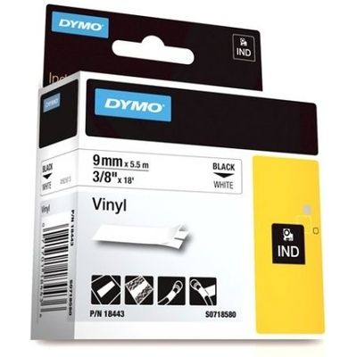 Nastro Dymo 18443 (S0718580) - Nero su bianco (9 mm)