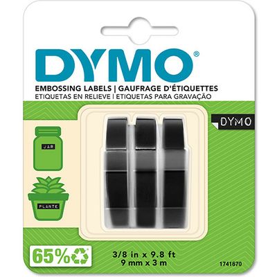 Nastro Dymo S0847730 - Bianco su nero (9 mm)