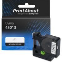 Nastro compatibile Dymo 45013 (S0720530) - Nero su bianco (12 mm)