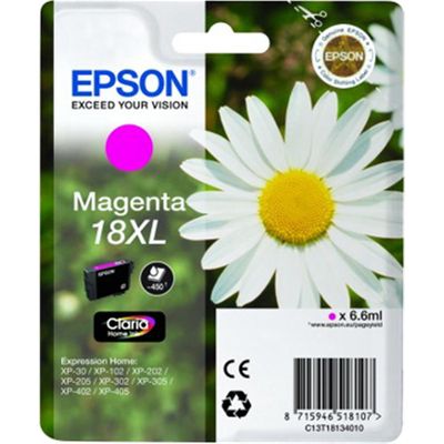Cartuccia stampante Epson 18XL (C13T18134012) - Magenta Alta capacità