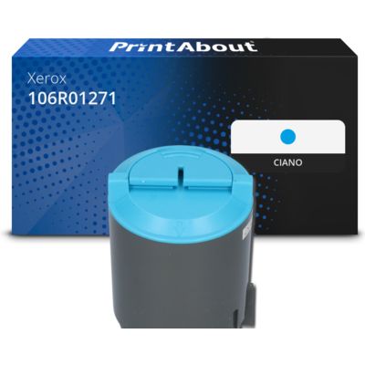 Toner compatibile Xerox 106R01271 - Ciano