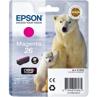 Cartuccia stampante Epson 26 (C13T26134012) - Magenta