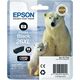 Cartuccia stampante Epson 26XL (C13T26314012) - Nero fotografico Alta capacità