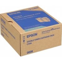 Toner Epson S050608 - 2x Ciano Multipack