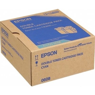 Toner Epson S050608 - 2x Ciano Multipack