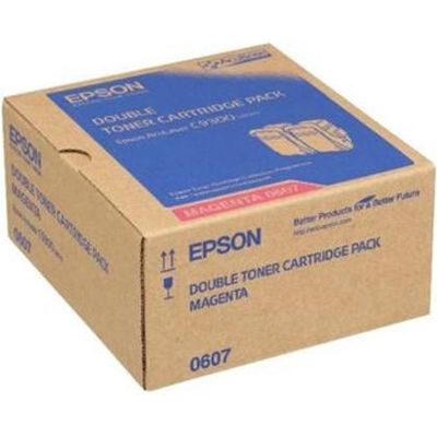 Toner Epson S050607 - 2x Magenta Multipack