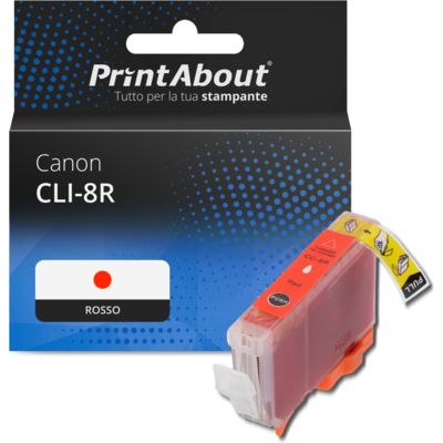 Cartuccia compatibile Canon CLI-8R - Rosso