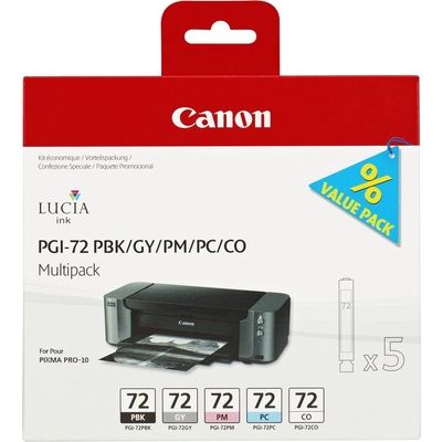 Cartuccia stampante Canon PGI-72PBK/GY/PM/PC/CO - 5 colori Multipack