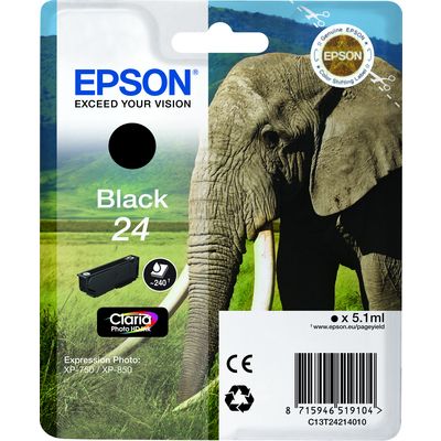 Cartuccia stampante Epson 24 (C13T24214012) - Nero