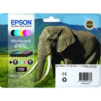 Cartuccia stampante Epson 24XL (C13T24384012) - 6 colori Alta capacità Multipack