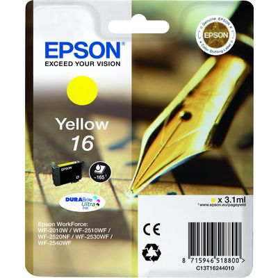 Cartuccia stampante Epson 16 (C13T16244012) - Giallo
