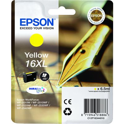 Cartuccia stampante Epson 16XL (C13T16344012) - Giallo Alta capacità
