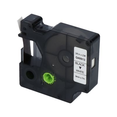 Nastro compatibile Dymo 40913 (S0720680) - Nero su bianco (9 mm)