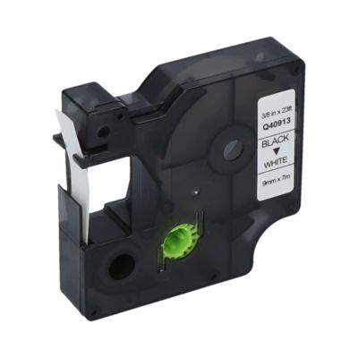 Nastro compatibile Dymo 40913 (S0720680) - Nero su bianco (9 mm)