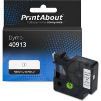 Nastro compatibile Dymo 40913 (S0720680) - Nero su bianco (9 mm)
