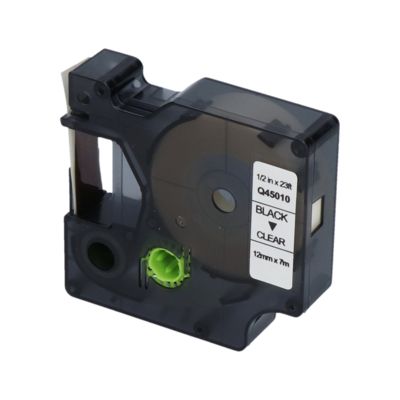 Nastro compatibile Dymo 45010 (S0720500) - Nero su trasparente (12 mm)
