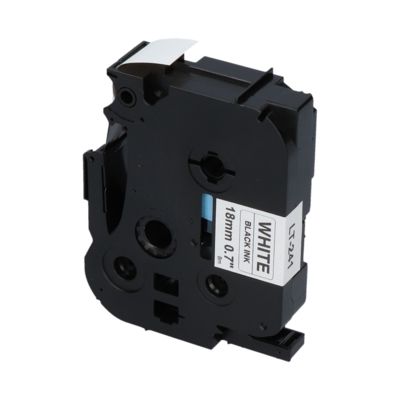 Nastro compatibile Brother TZe-241 - Nero su bianco (18 mm)