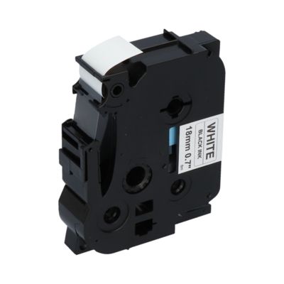 Nastro compatibile Brother TZe-241 - Nero su bianco (18 mm)