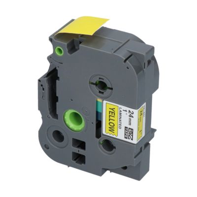 Nastro compatibile Brother TZe-651 - Nero su giallo (24 mm x 24 mm)