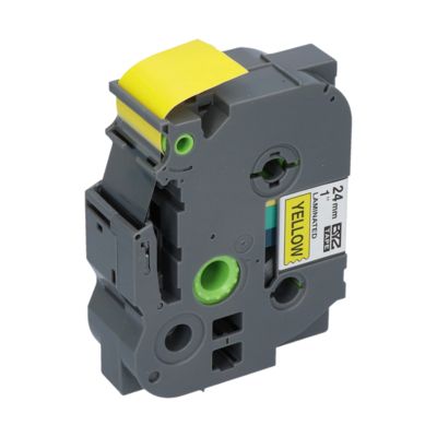 Nastro compatibile Brother TZe-651 - Nero su giallo (24 mm x 24 mm)