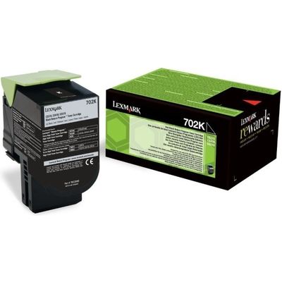Toner Lexmark 70C20K0 (702K) - Nero