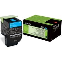 Toner Lexmark 70C20C0 (702C) - Ciano