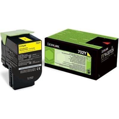 Toner Lexmark 70C20Y0 (702Y) - Giallo