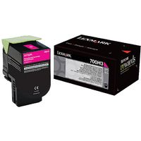 Toner Lexmark 70C0H30 (700H) - Magenta Alta capacità