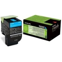 Toner Lexmark 70C2XC0 (702XC) - Ciano Capacità extra-elevata