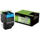 Toner Lexmark 70C2XC0 (702XC) - Ciano Capacità extra-elevata