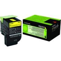 Toner Lexmark 70C2XY0 (702XY) - Giallo Capacità extra-elevata