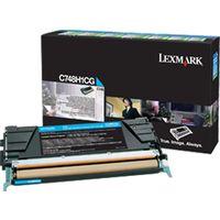 Toner Lexmark C748H1CG - Ciano Alta capacità